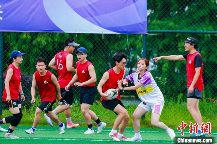 2025全国触式橄榄球冠军赛在杭州良渚举行，近